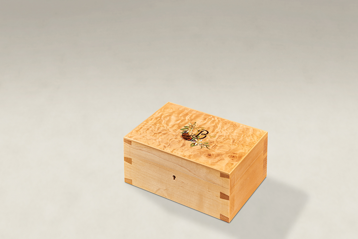 Distinguish Your Quilted Maple Dovetail Memory Boxes - Small